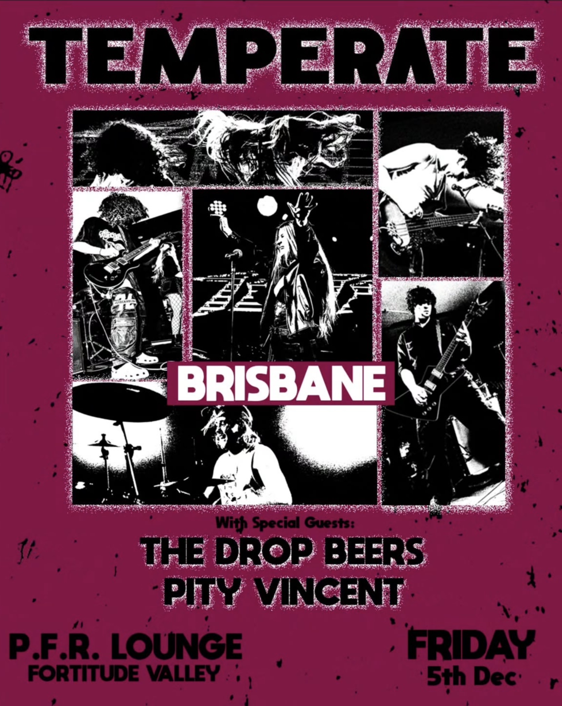 Temperate + Drop Beers + Pity Vincent