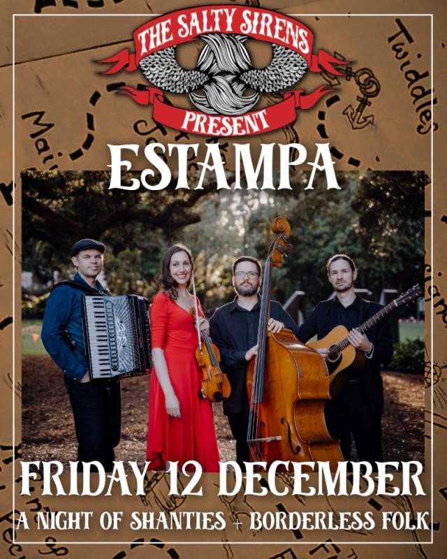 The Salty Sirens present ESTAMPA