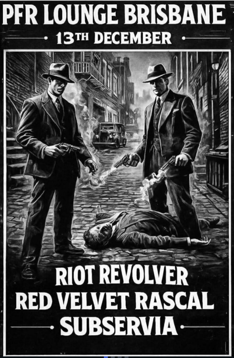 Riot Revolver + Red Velvet Rascal + Subservia