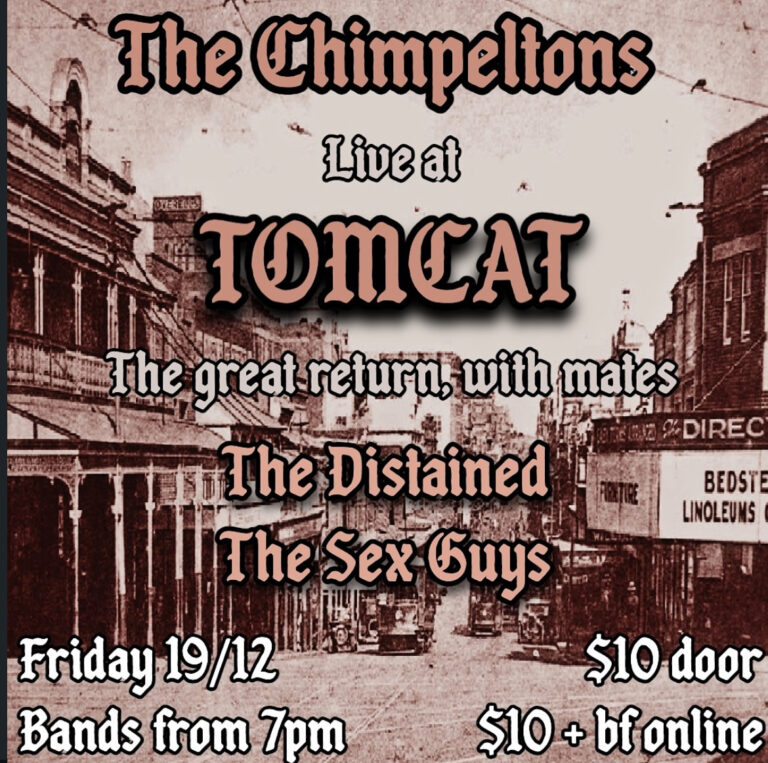 The Chimpeltons + The Distained + The Sex Guys live at Tomcat