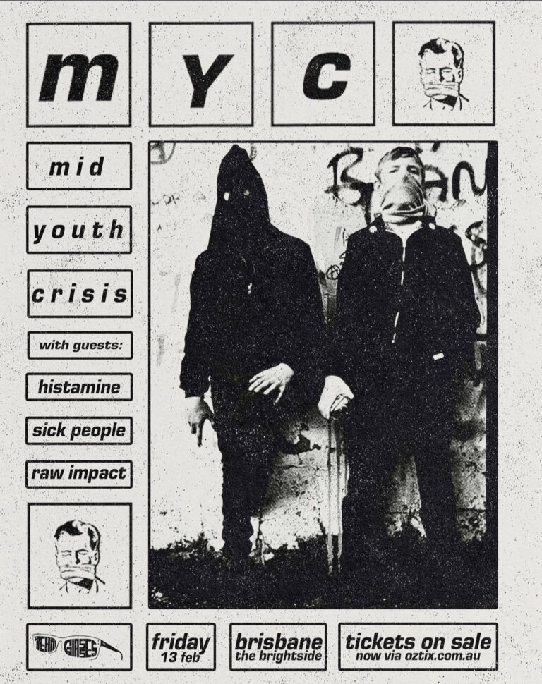 mid youth crisis with support from histamine + sick people + raw impact