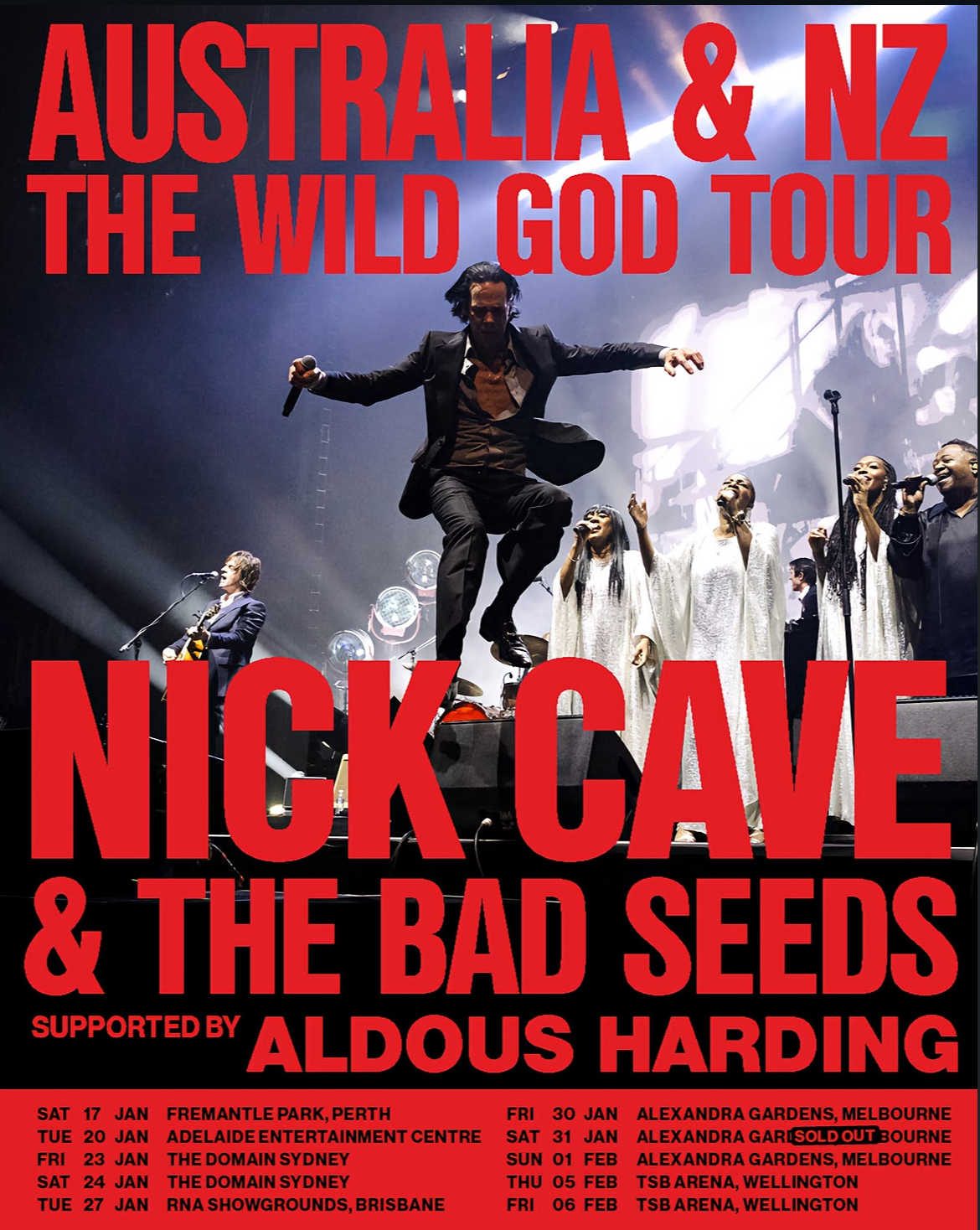 Nick Cave  & The Bad Seeds ‘The Wild God’ Tour supported by Aldous Harding