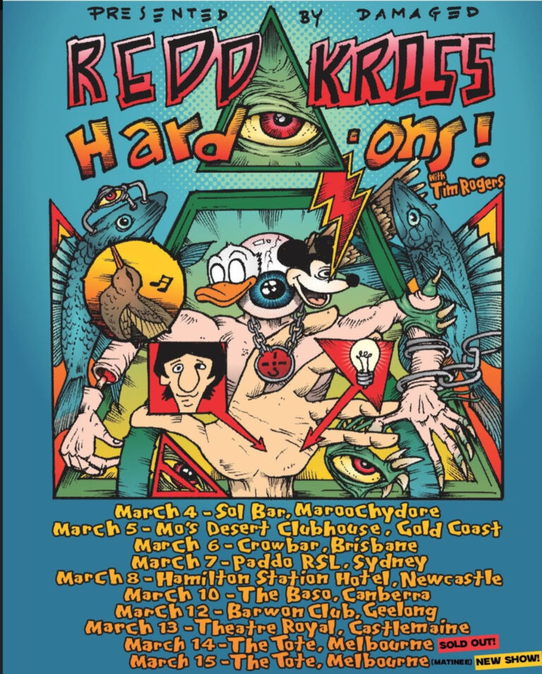 Red Kross with support from The Hard Ons ft. Tim Rogers