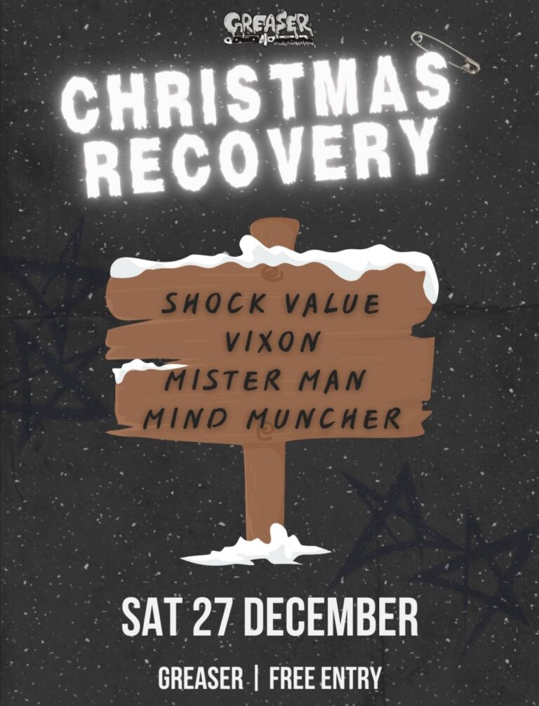 Christmas Recovery fr. Shock Value + Vixon + Mister Man + Mind Muncher (FREE) 