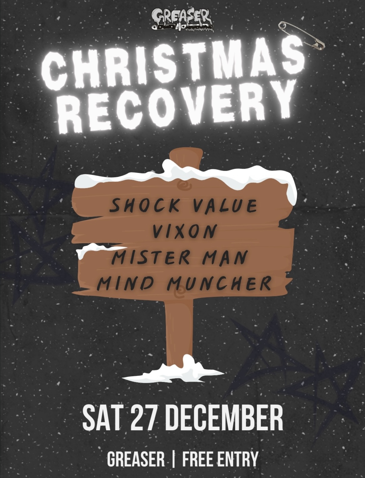 Christmas Recovery fr. Shock Value + Vixon + Mister Man + Mind Muncher (FREE) 