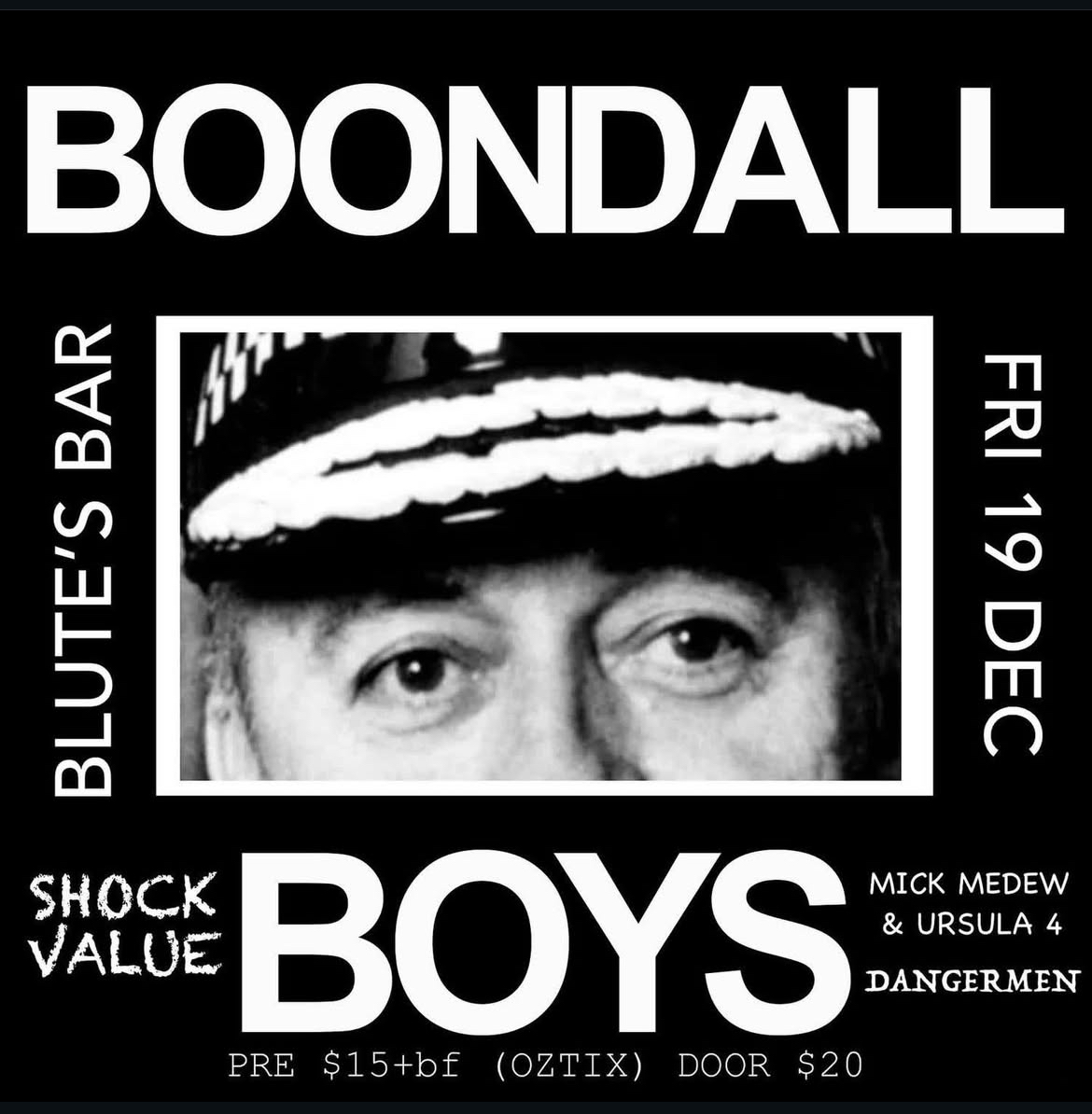 BOONDALL BOYS BIG BASH ft. The Dangermen + Mick Medew and Ursula 4 + Shock Value + Boondall Boys