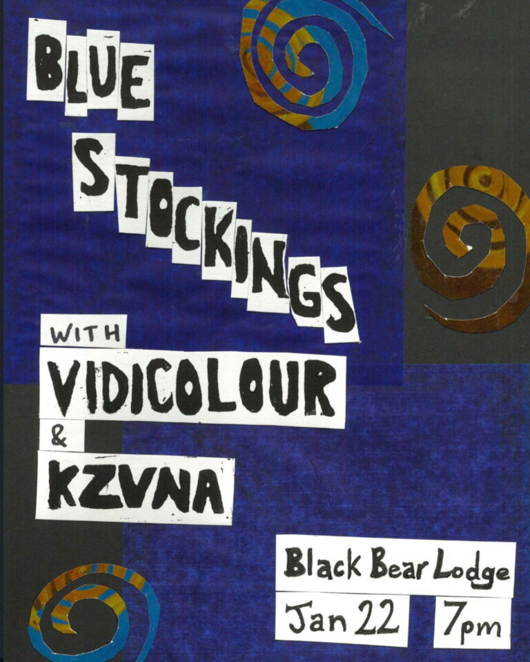 Blue Stockings with Vidicolour and Kzvna