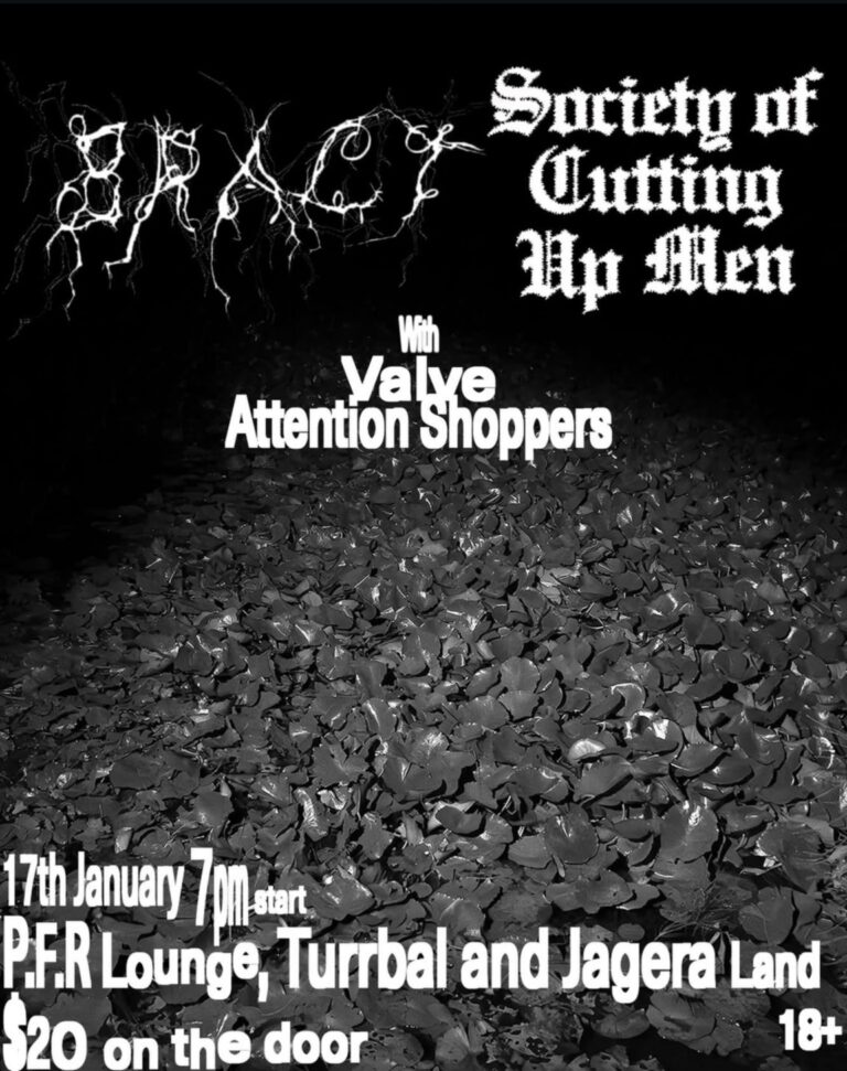 Bract + Society of Cutting Up Men + Valve + Attention Shoppers