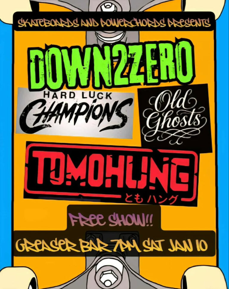 Down2Zero +  Hard Luck Champions + Old Ghosts + Tomohung (FREE)