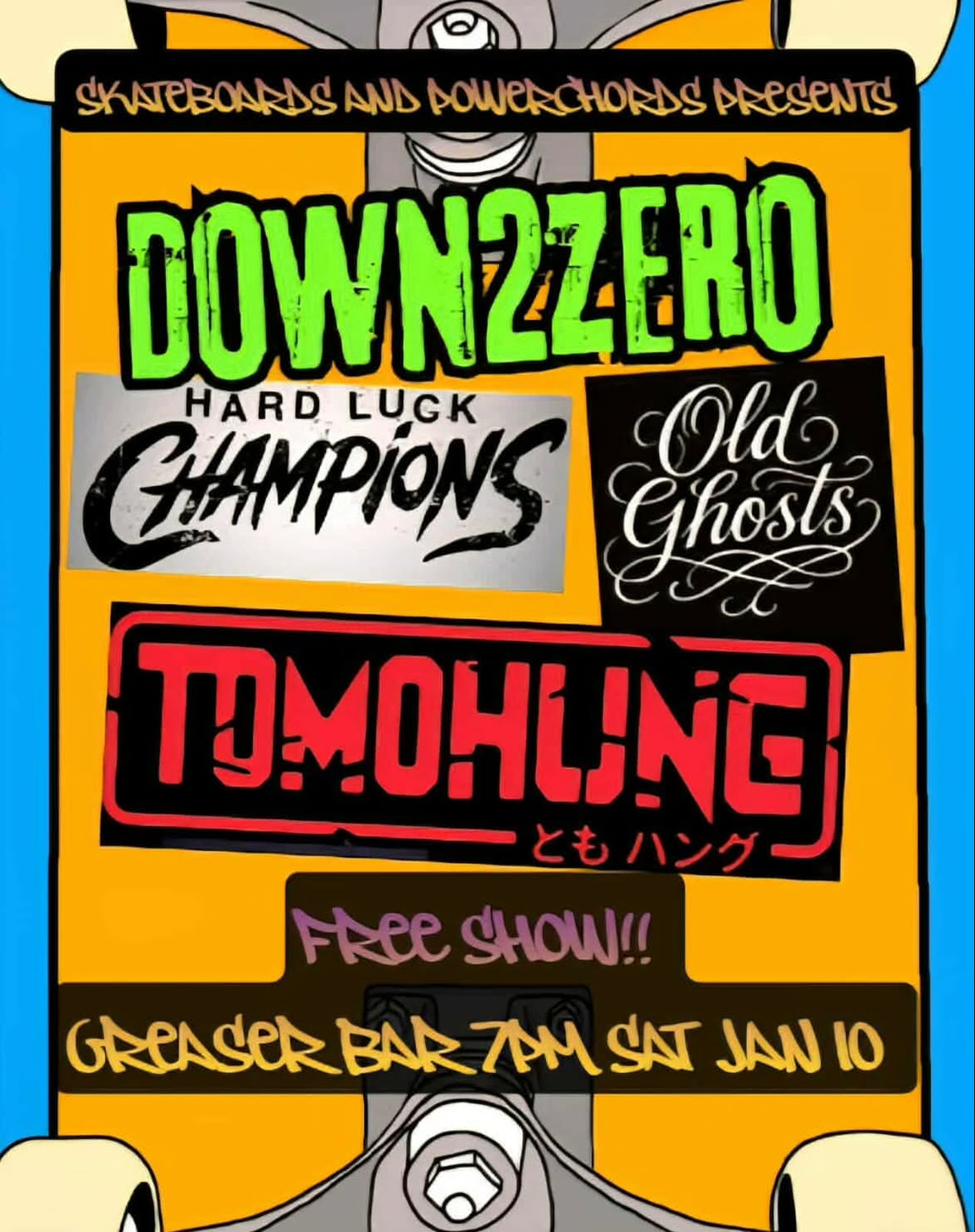 Down2Zero +  Hard Luck Champions + Old Ghosts + Tomohung (FREE)