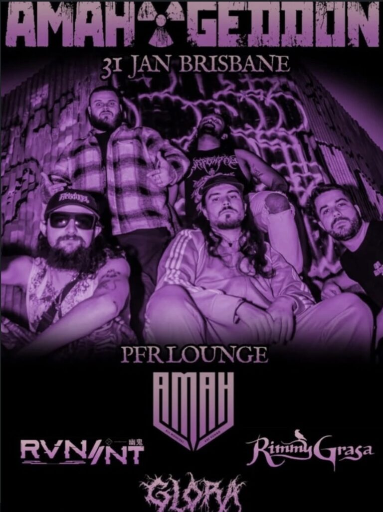 All Monsters Are Human (AMAH) ‘Amah-Geddon Tour’ with support from RVN//NT, Rimmy Grasa and Glora