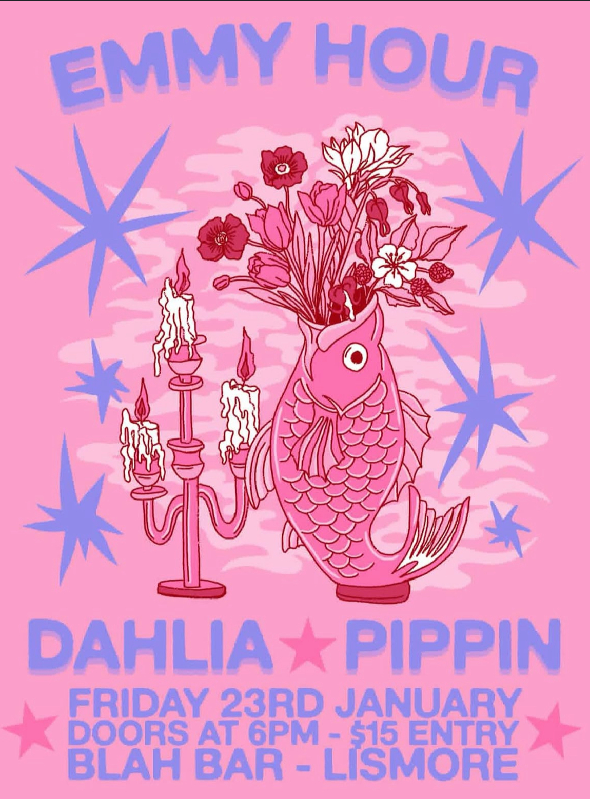 Emmy Hour with support from Dahlia and Pippin