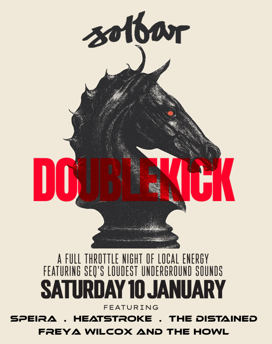 Doublekick ft. Speira + Heartstroke + The Distained + Freya Wilcox and The Howl