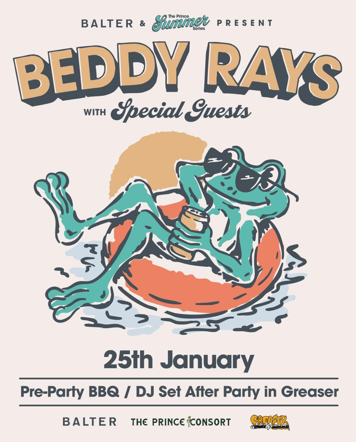 Beddy Rays with Space & Ages, The Fortitudes, Allora and My Day Dreams (FREE but recommended to register for ticket)