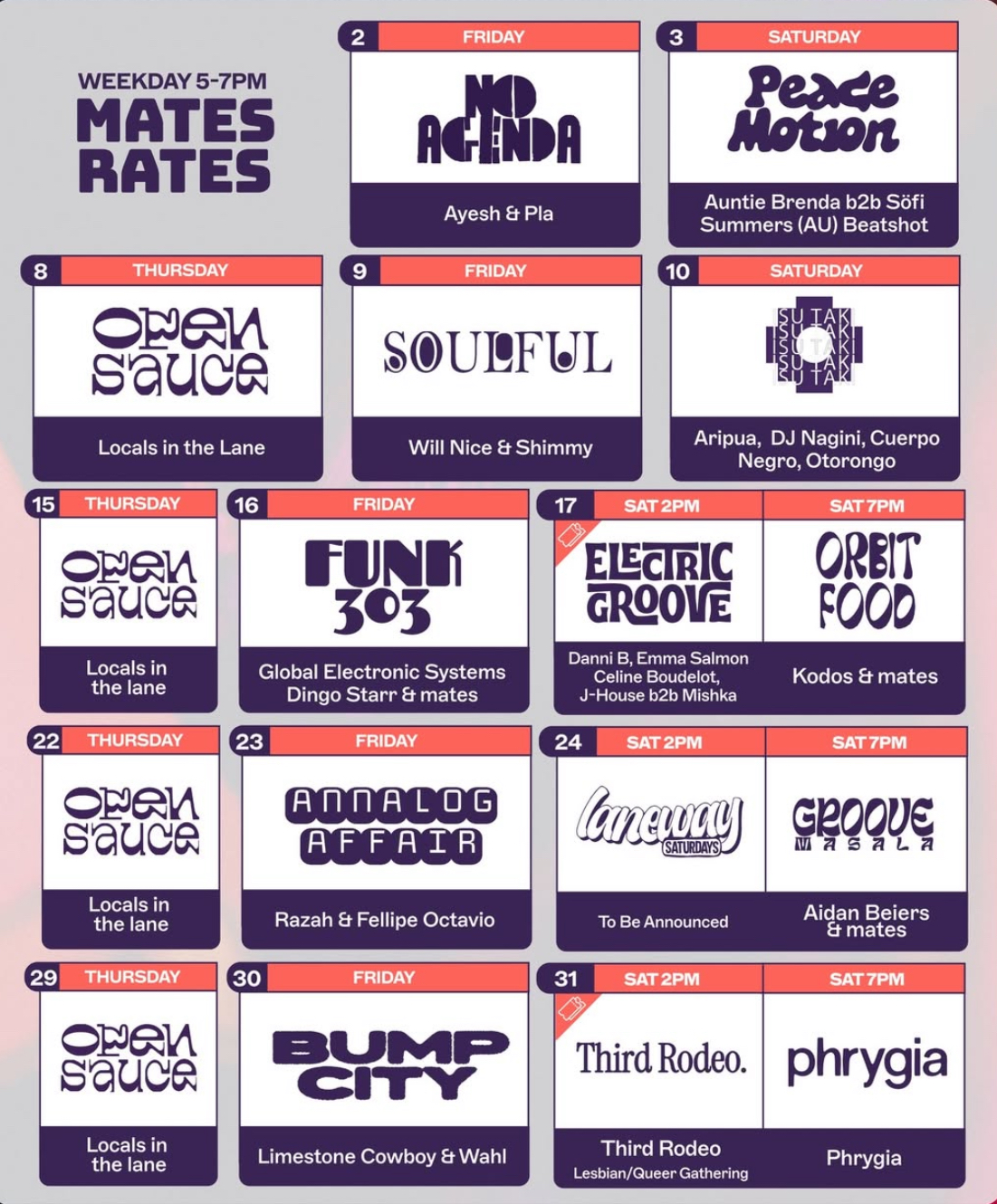 Peace Motion: Auntie Brenda b2b Söfie Summers (AU) Beatshot