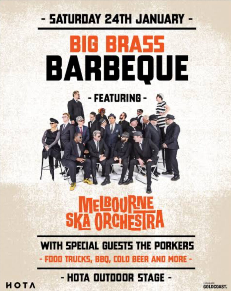 Big Brass Barbeque ft. Melbourne Ska Orchestra, The Porkers and Heavy Wax and DJ Set from Tyrone Noonan