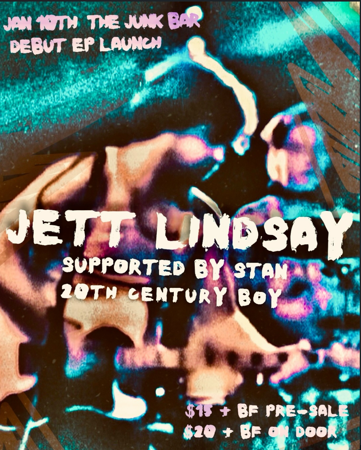 Jett Lindsay ‘Debut EP launch’ + Stan + 20th Century Boy