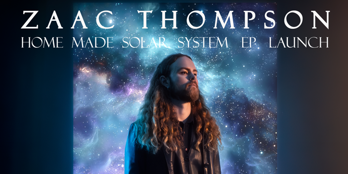 Zaac Thompson Home Made Solar System EP launch with Cosmica and Catchcry