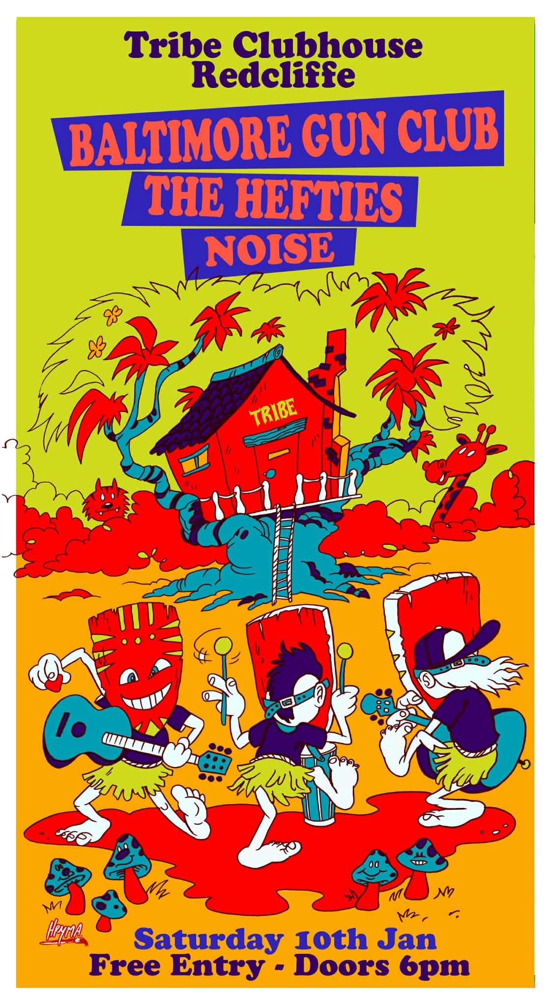 Baltimore Gun Club + The Hefties + Noise (FREE AND ALL AGES)