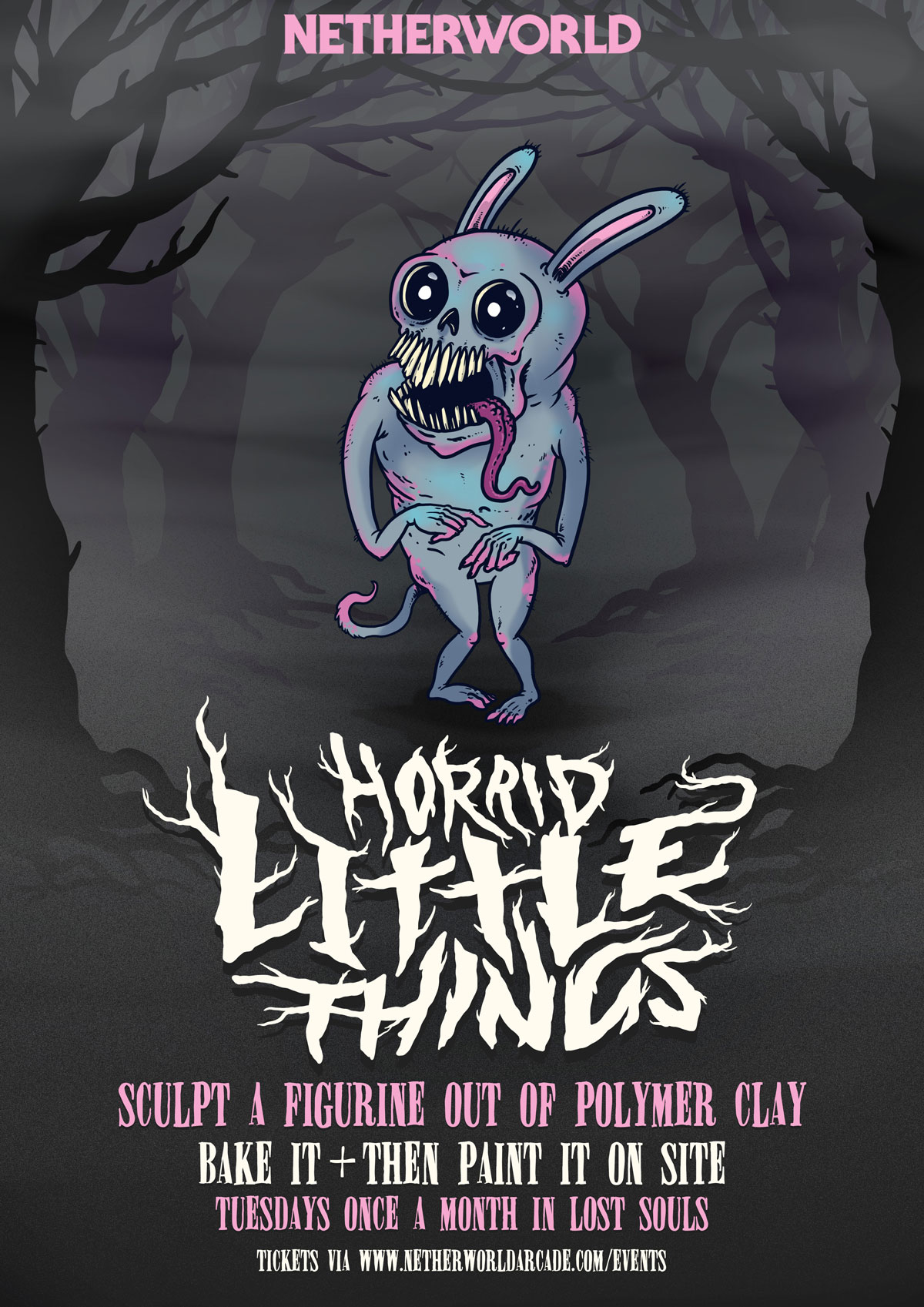 Horrid Little Things: Sculpt a figurine out of polymer clay (SOLD OUT)