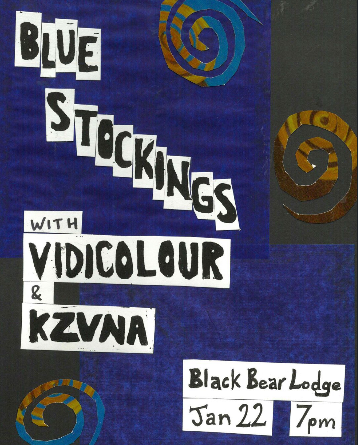 Blue Stockings with Vidicolour + Kzvna