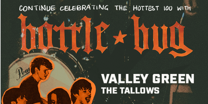 Bottlebug – Sunsick and Cool Single Launch with aupport from The Valley Green and The Tallows 