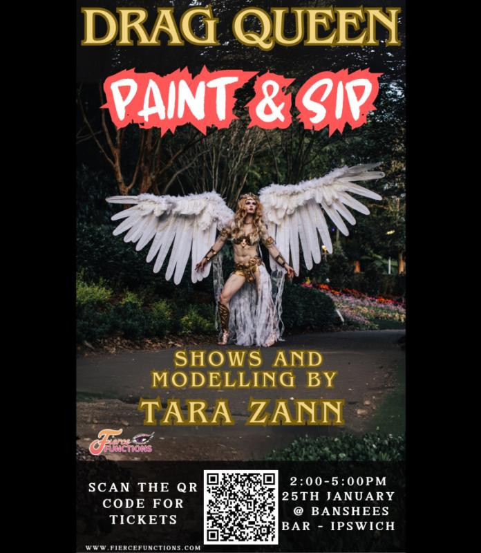 Drag Paint and Sip with Tara Zann