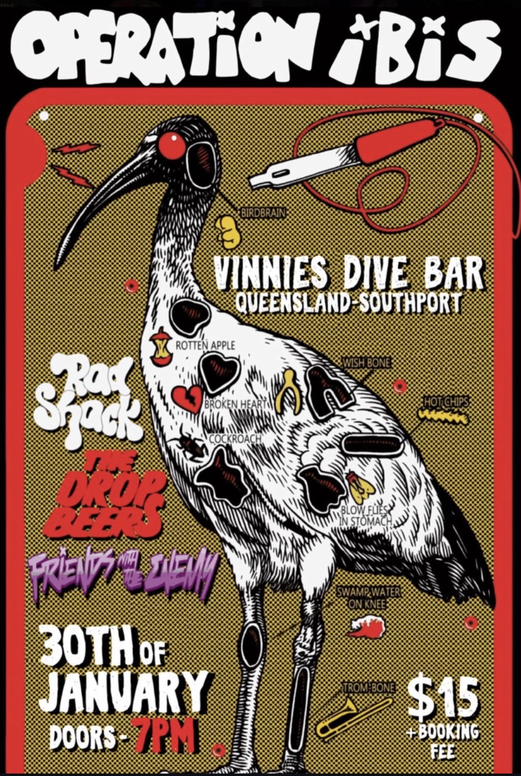 Operation Ibis w/ Rad Shack, The Drop Beers & Friends With The Enemy