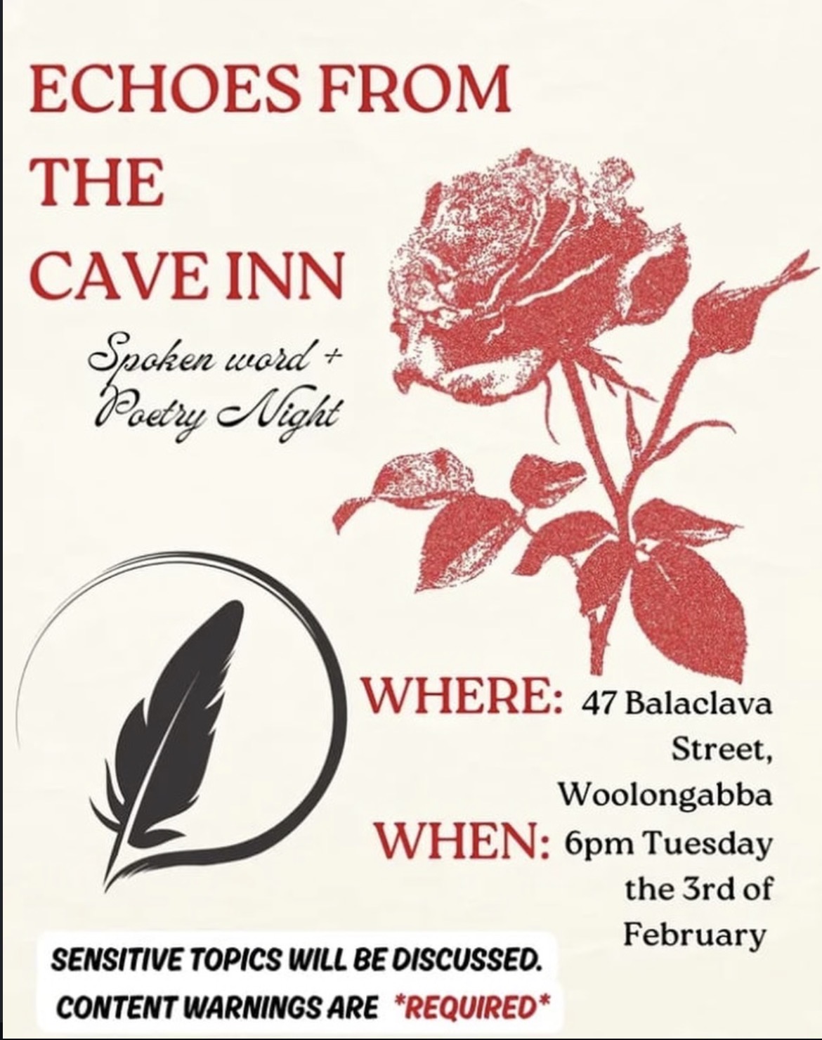 Echoes from The Cave Inn (Spoken Word and Poetry Night) (FREE)