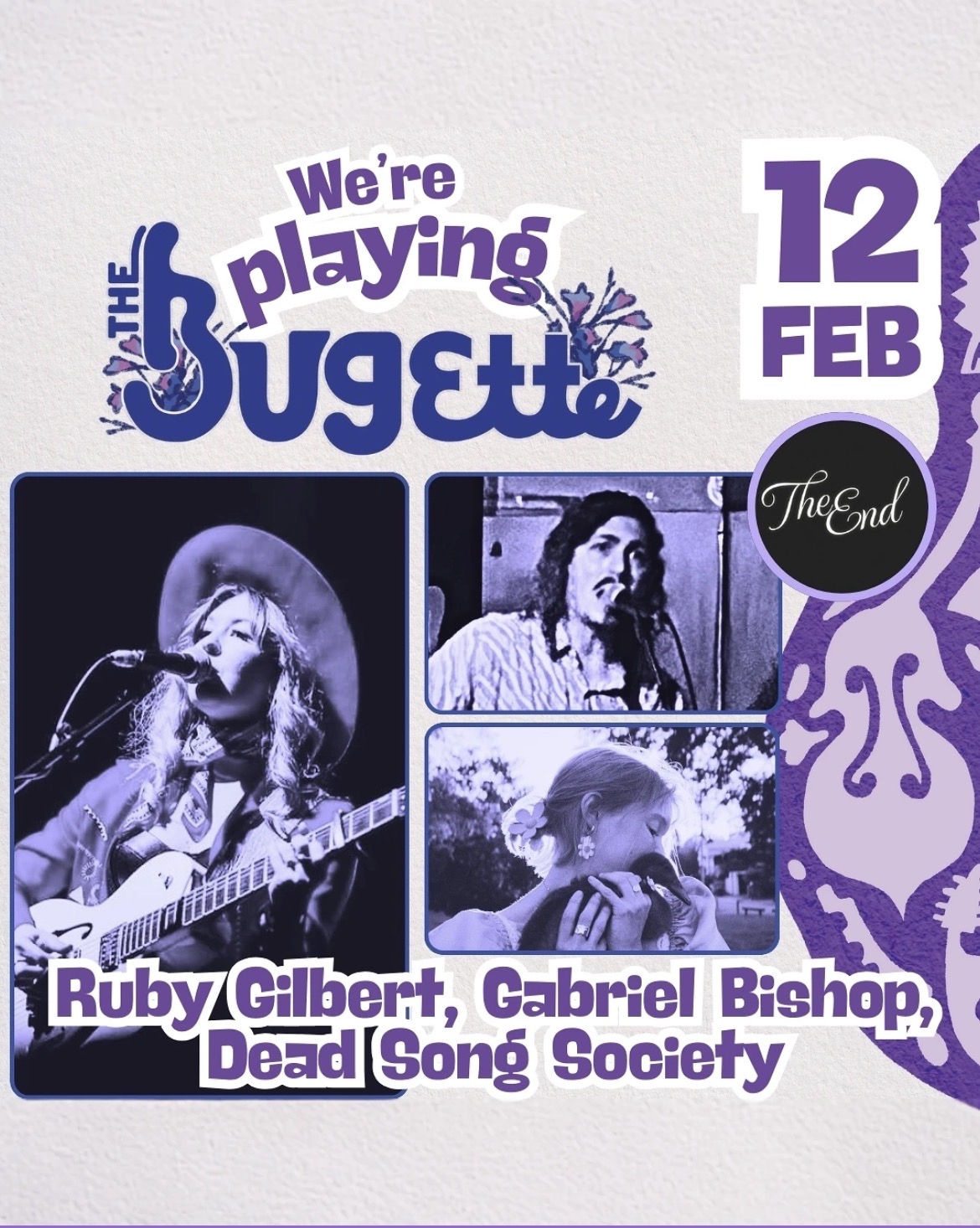 The BUgEtte in West End - Ruby Gilbert, Gabriel Bishop, Dead Song Society