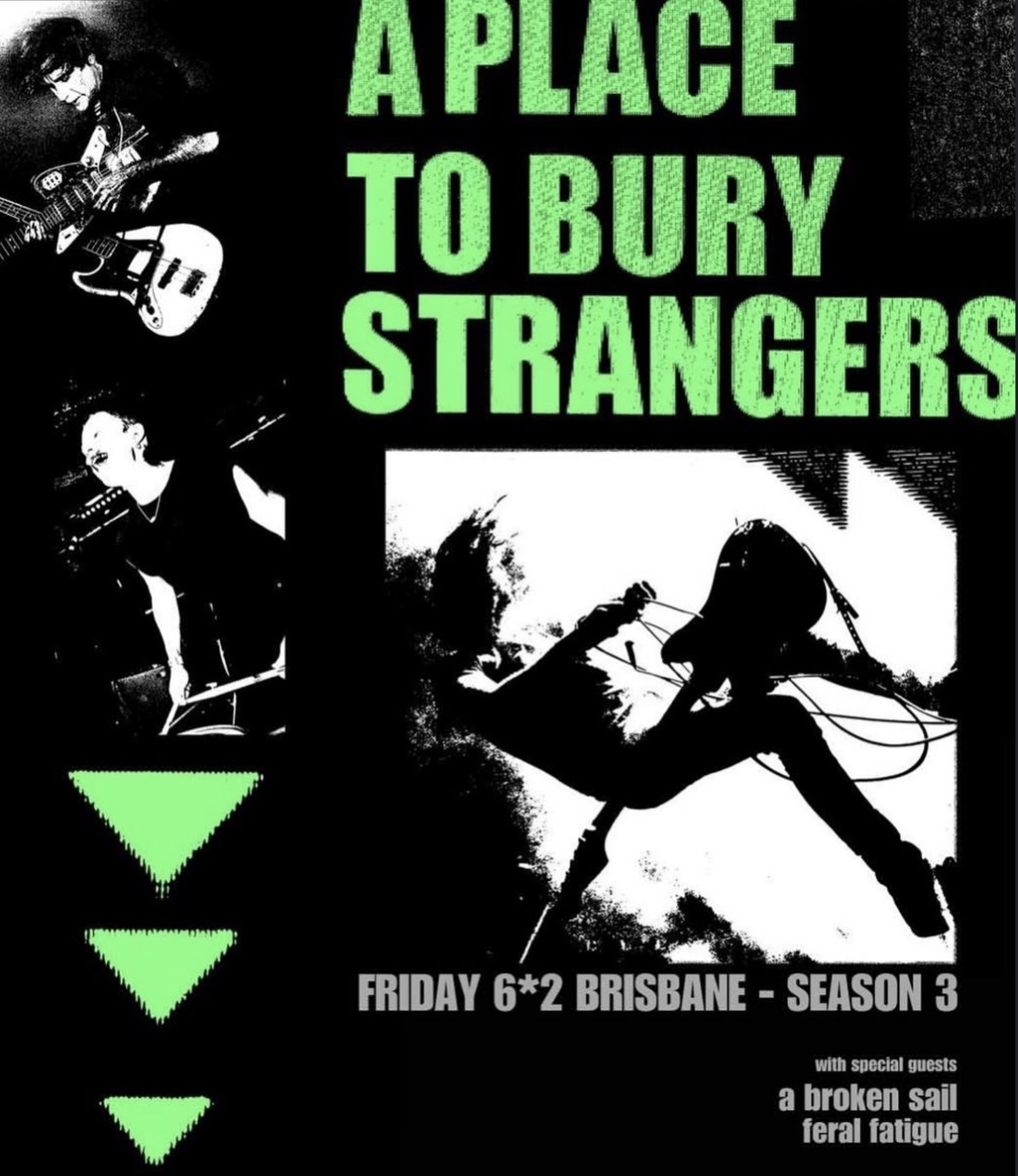 A Place To Bury Strangers (USA) + a broken sail + feral fatigue (SOLD OUT)
