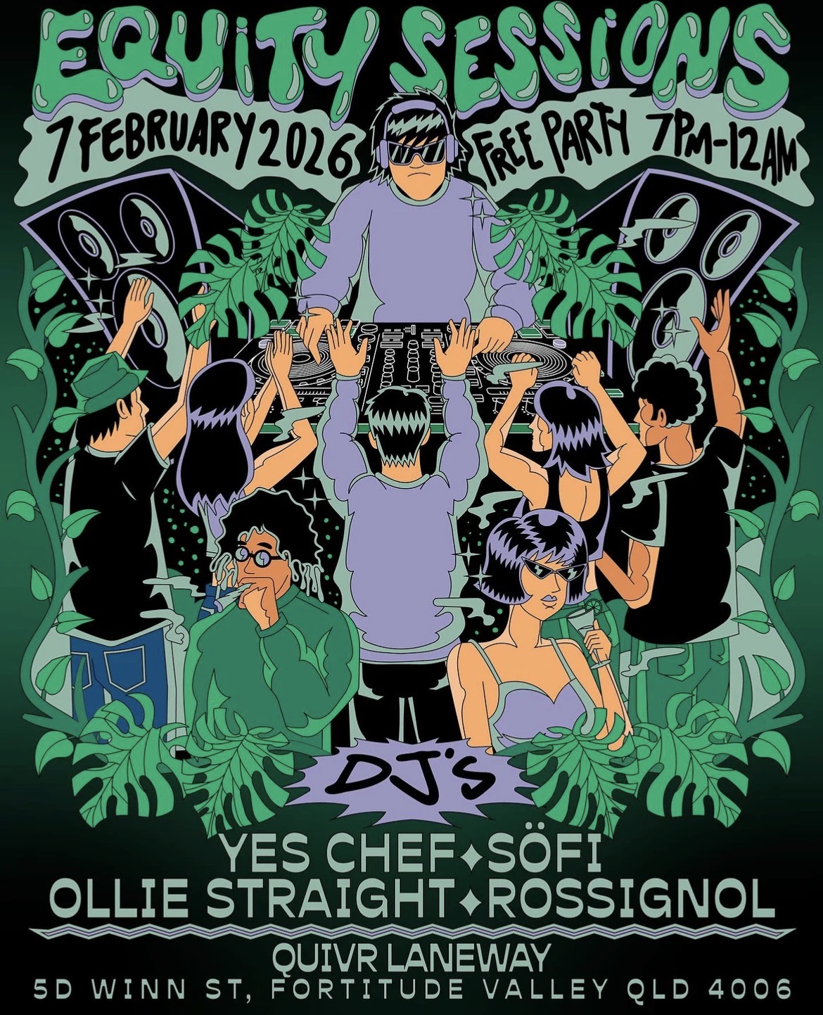 Equity Sessions: Open Air Laneway Party @ QUIVR (FREE RSVP)