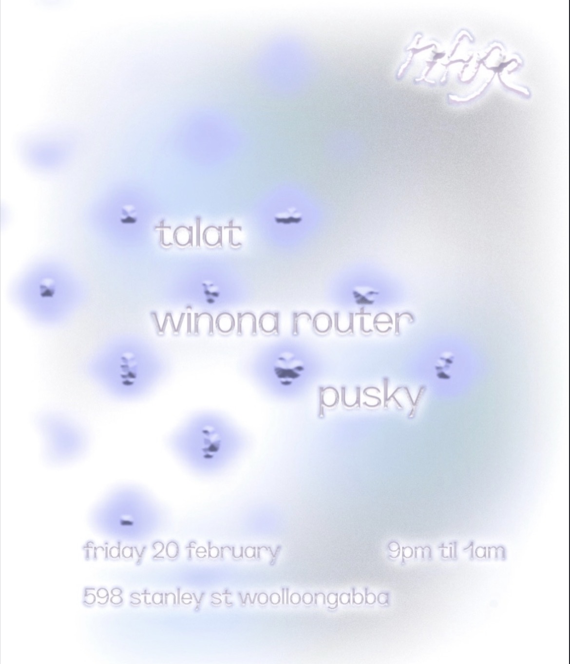 talat + winona router + pusky