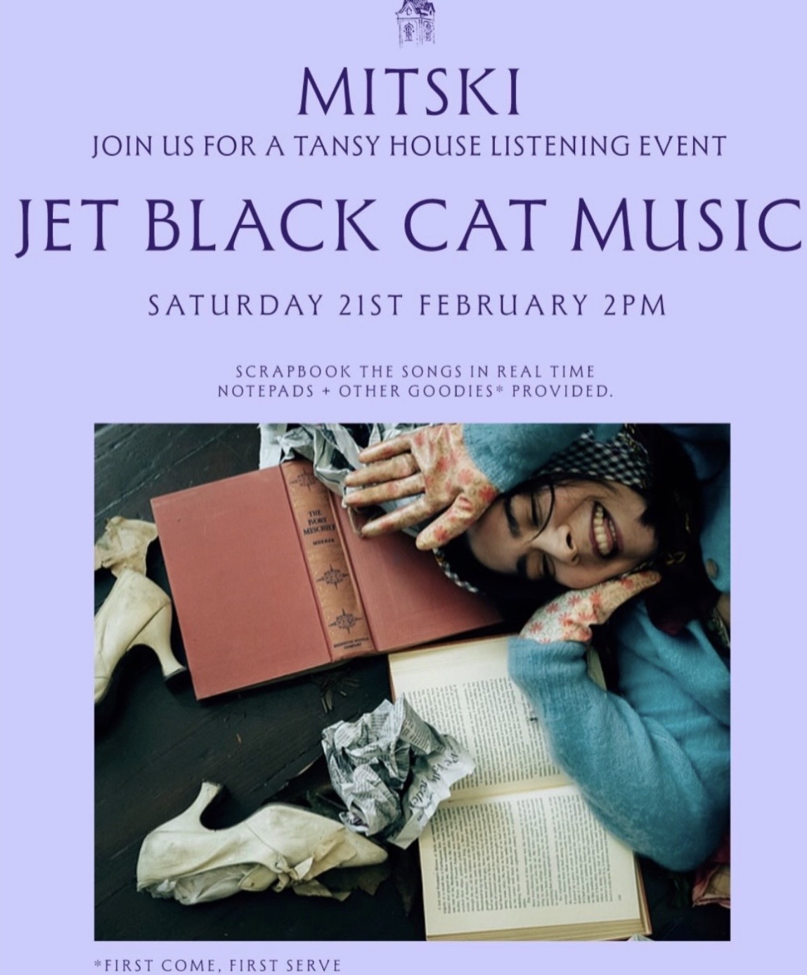 jet black music presents: mitski listening event and craft (free)
