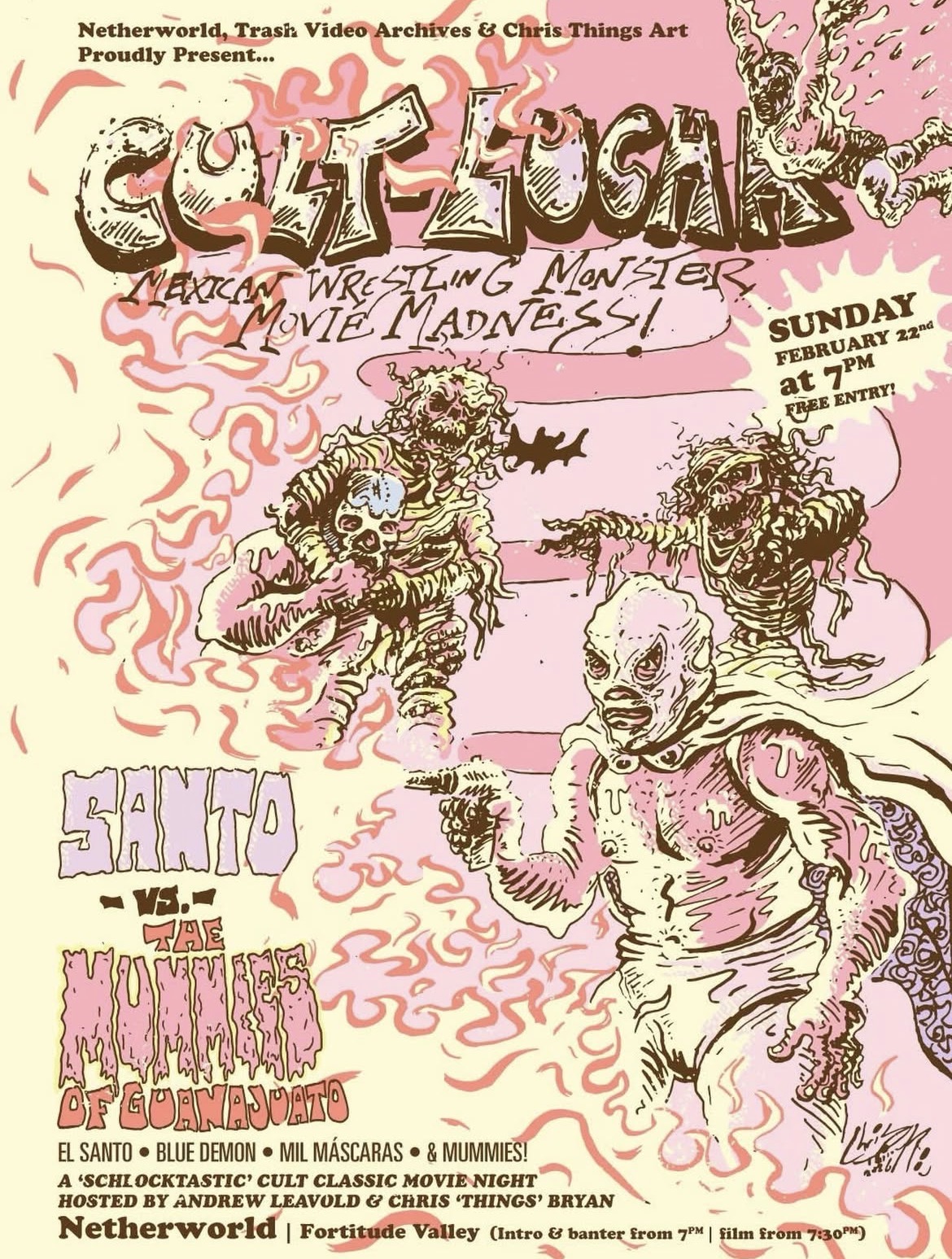 CULT-LUCHA: Santo vs. The Mummies of Guanajuato (1972) (FREE ENTRY)