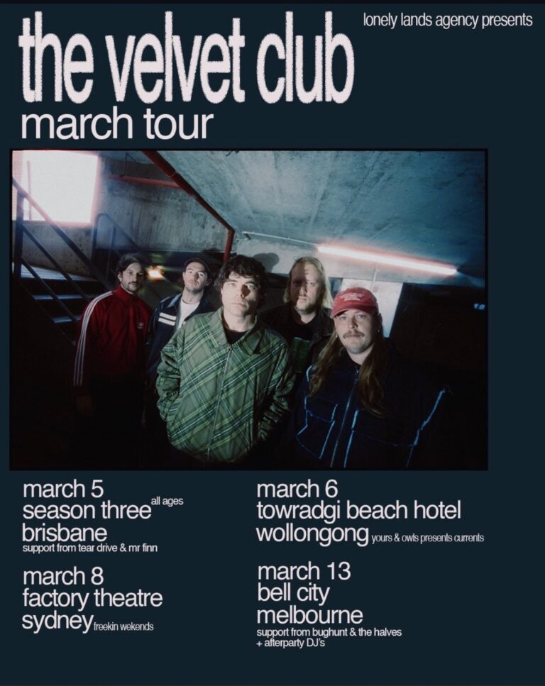 The Velvet Club March Tour Tear Drive & Mr Finn
