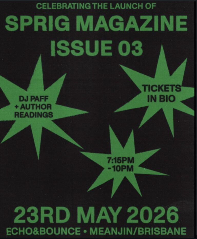 Sprig Magazine Issue 3 Launch
