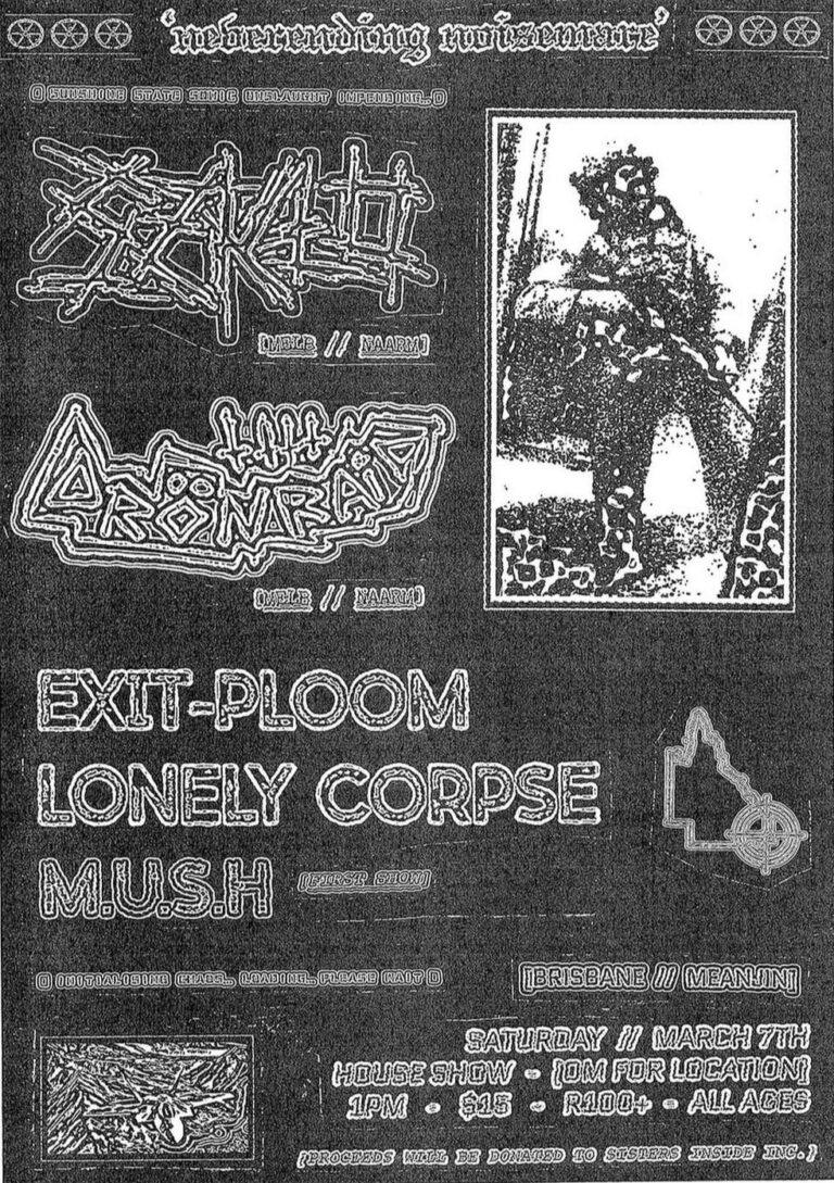 SZKLO +  DRÖNRAID + EXIT-PLOOM + LONELY CORPSE + M.U.S.H