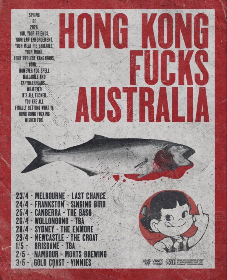 Hong Kong Fuck You with support from with Entrapment, Skirmisher, Deathproof, Cliffbiker & Shroud
