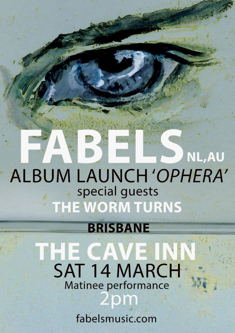 Fabels Album Launch ‘Ophera’ Brisbane with The Worm Turns