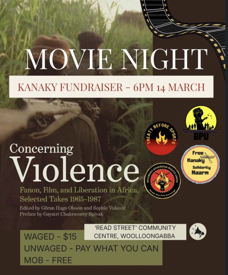 Movie Night and Fundraiser: Concerning Violence (Fanon, Film and Liberation in Africa, Selected Tales 1965-1987) 