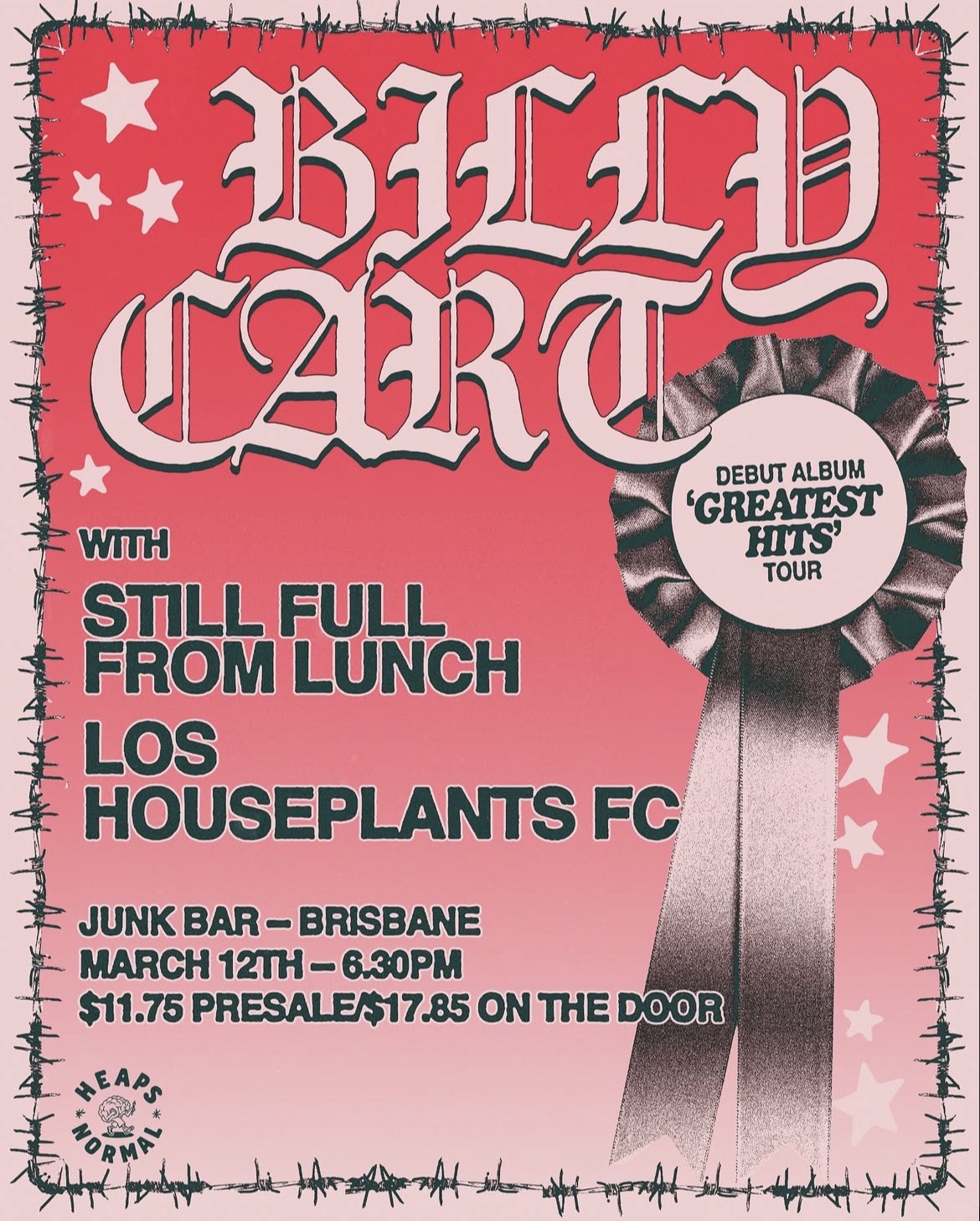 Billy Cart with Still full From Lunch and Los Houseplants FC