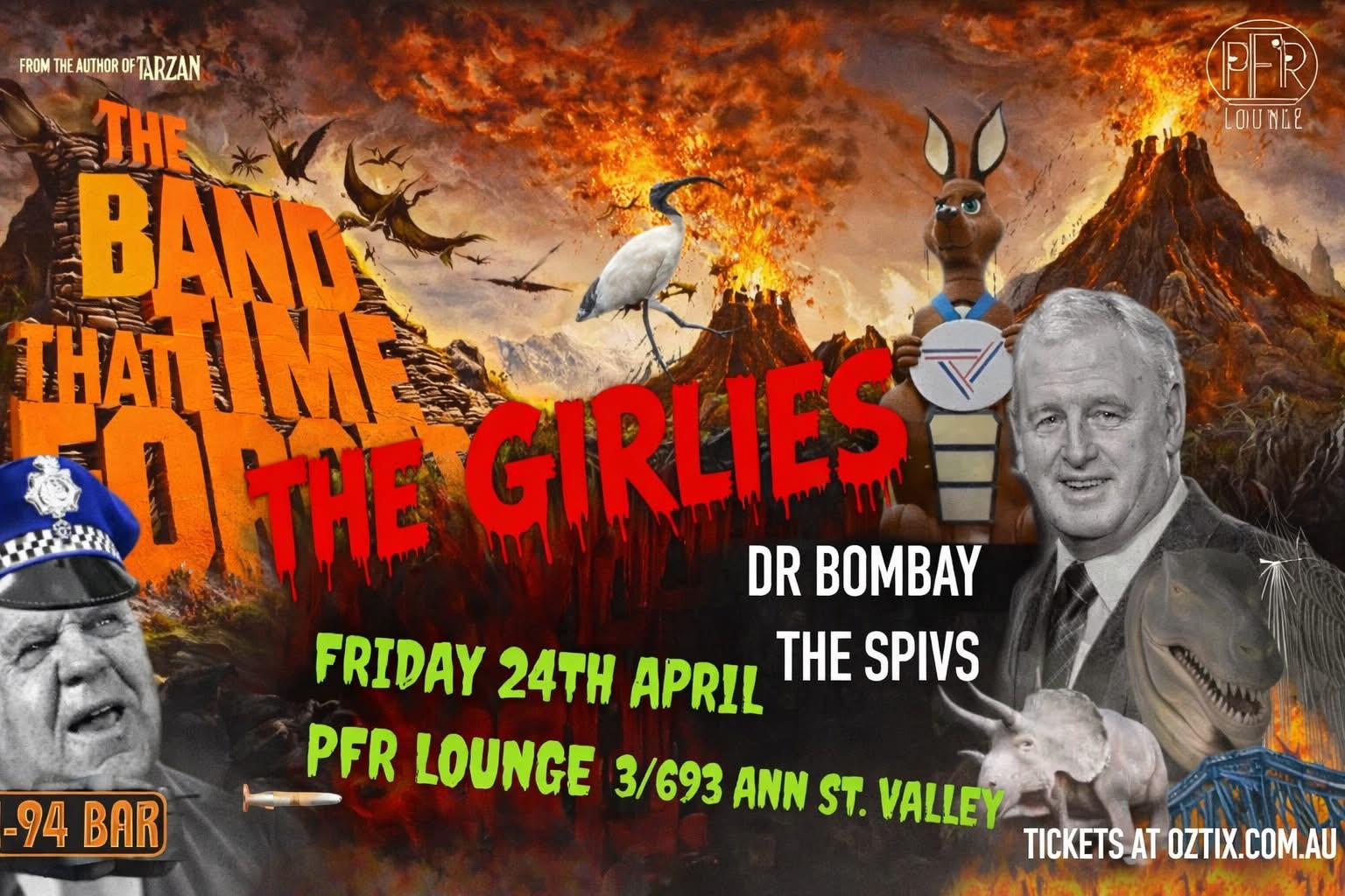 The Girlies + Dr Bombay + The Spivs 