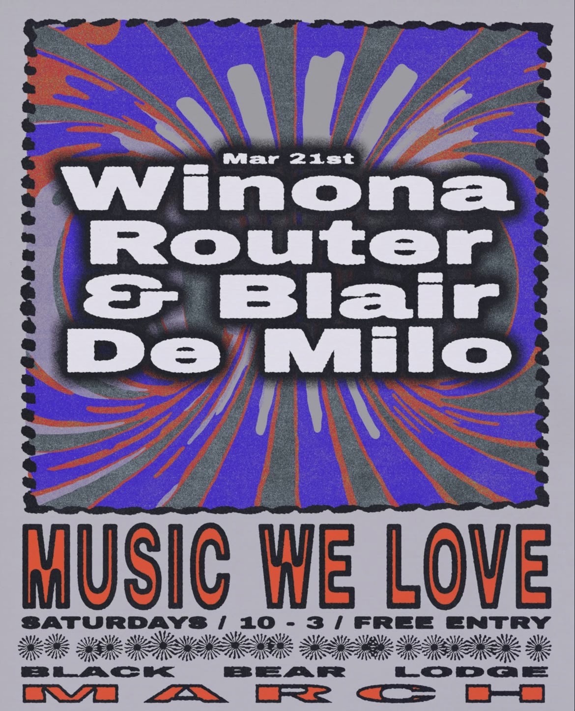 Music We Love ft. Winona Router & Blair de Milo (FREE ENTRY)