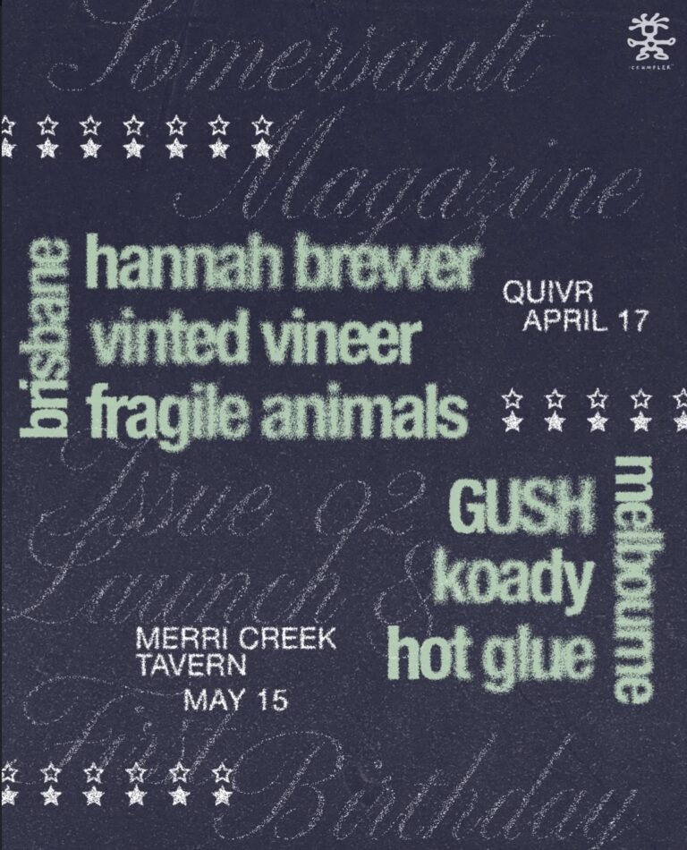Hannah Brewer, Vinted Vineer and Fragile Animals