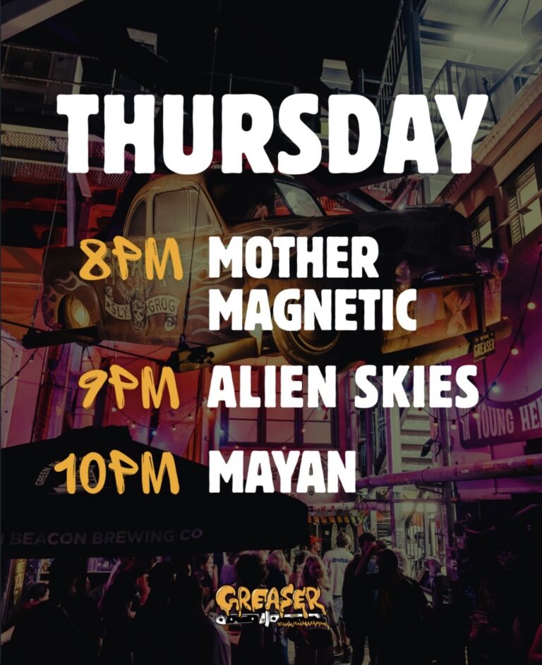 Mother Magnetic + Alien Skies + Mayan (FREE ENTRY)