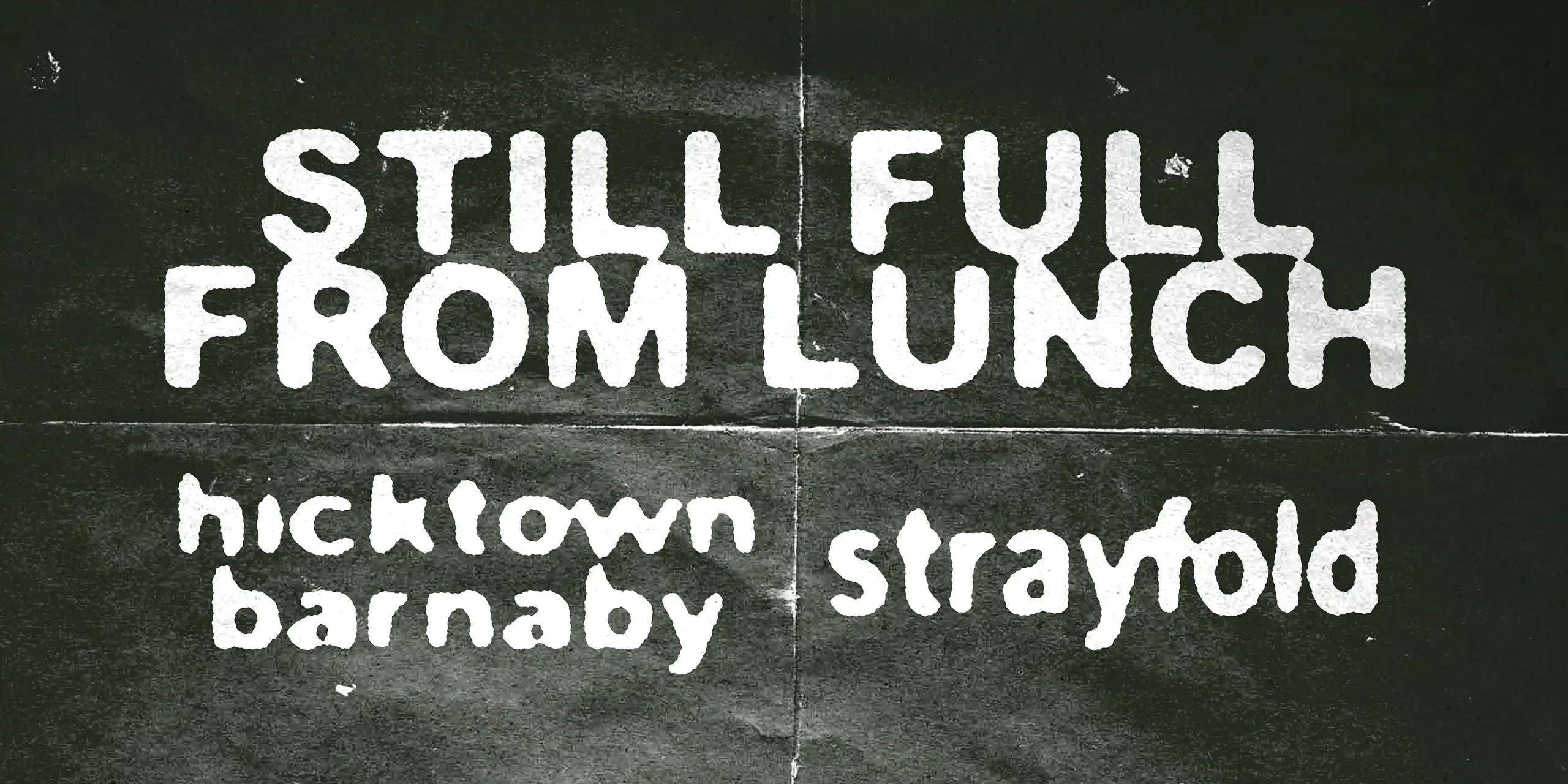 Still Full From Lunch 'Hills Hoist' EP Launch Show