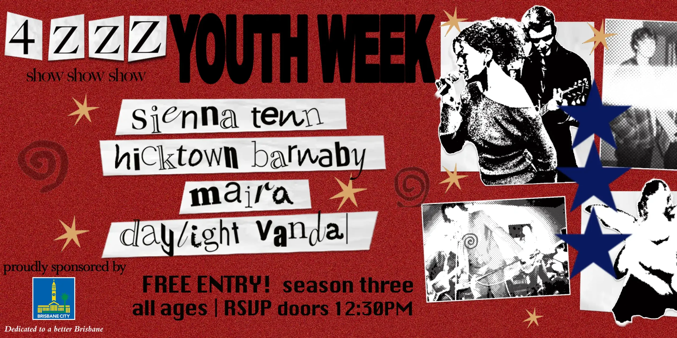 4ZZZ's Youth Week Show (FREE ENTRY)
