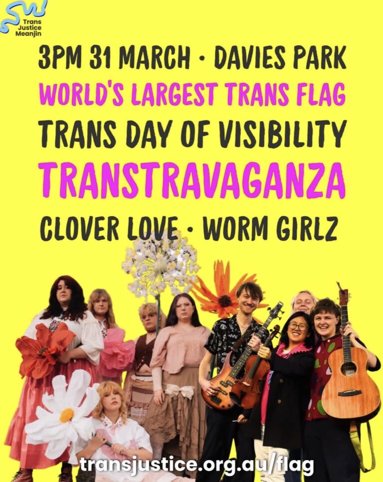 Trans Day of Visibility ‘Transtravaganza’ ft. Clover Lar and Worm Girlz (FREE EVENT)
