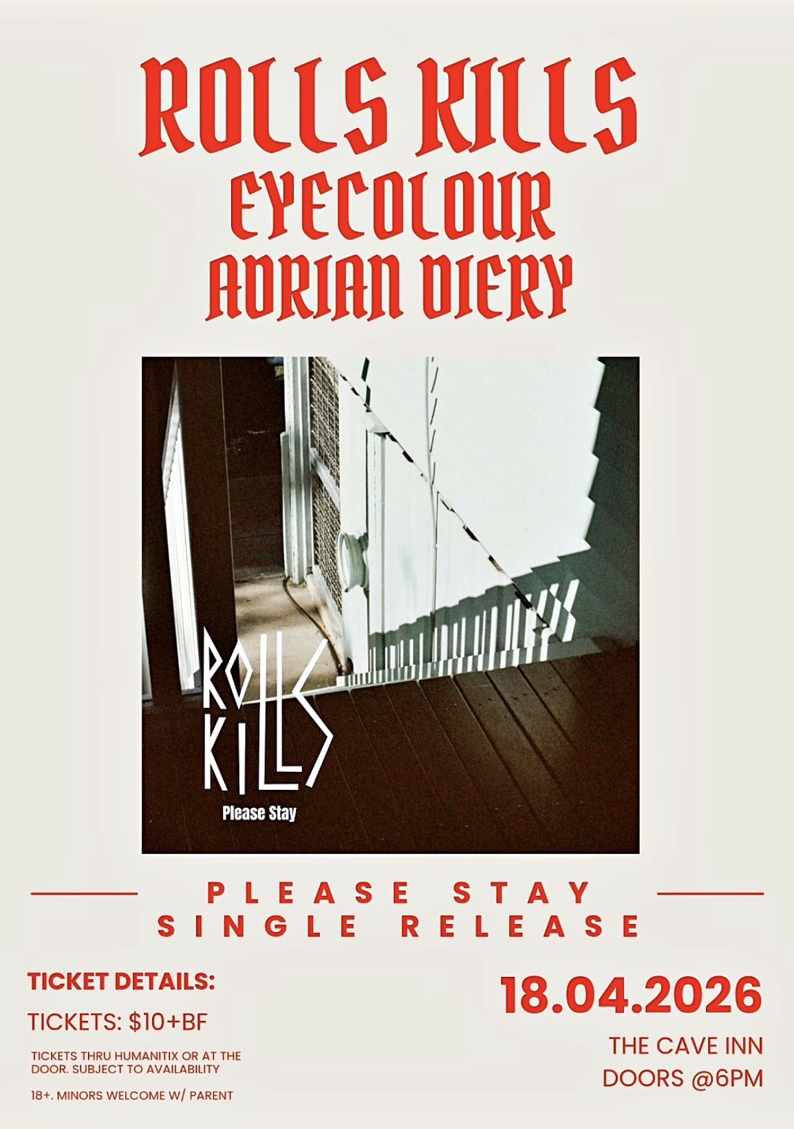 Rolls Kills - Please Stay Single Release w/ Eyecolour & Adrian Diery